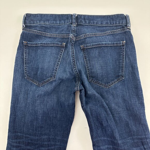 Banana Republic Boyfriend Women's size 27P Dark Wash Blue Denim Jeans - Picture 5 of 5